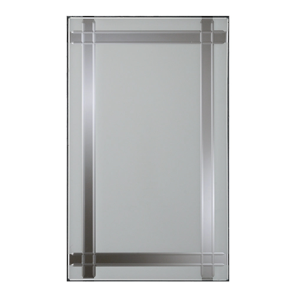 Riverton Obscure Etch Decorative Argon Low-E Window Door Lite Kit