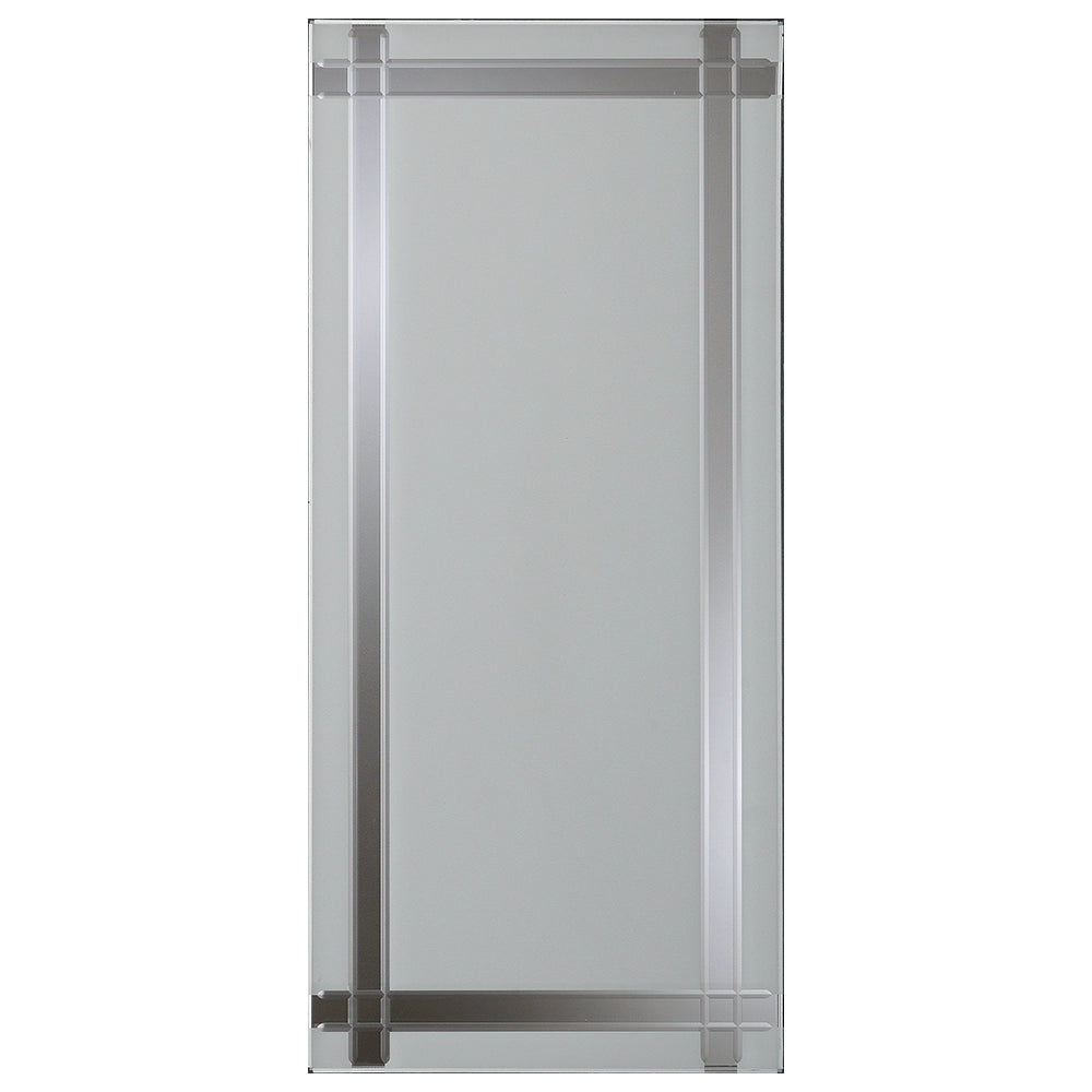 Riverton Obscure Etch Decorative Argon Low-E Window Door Lite Kit