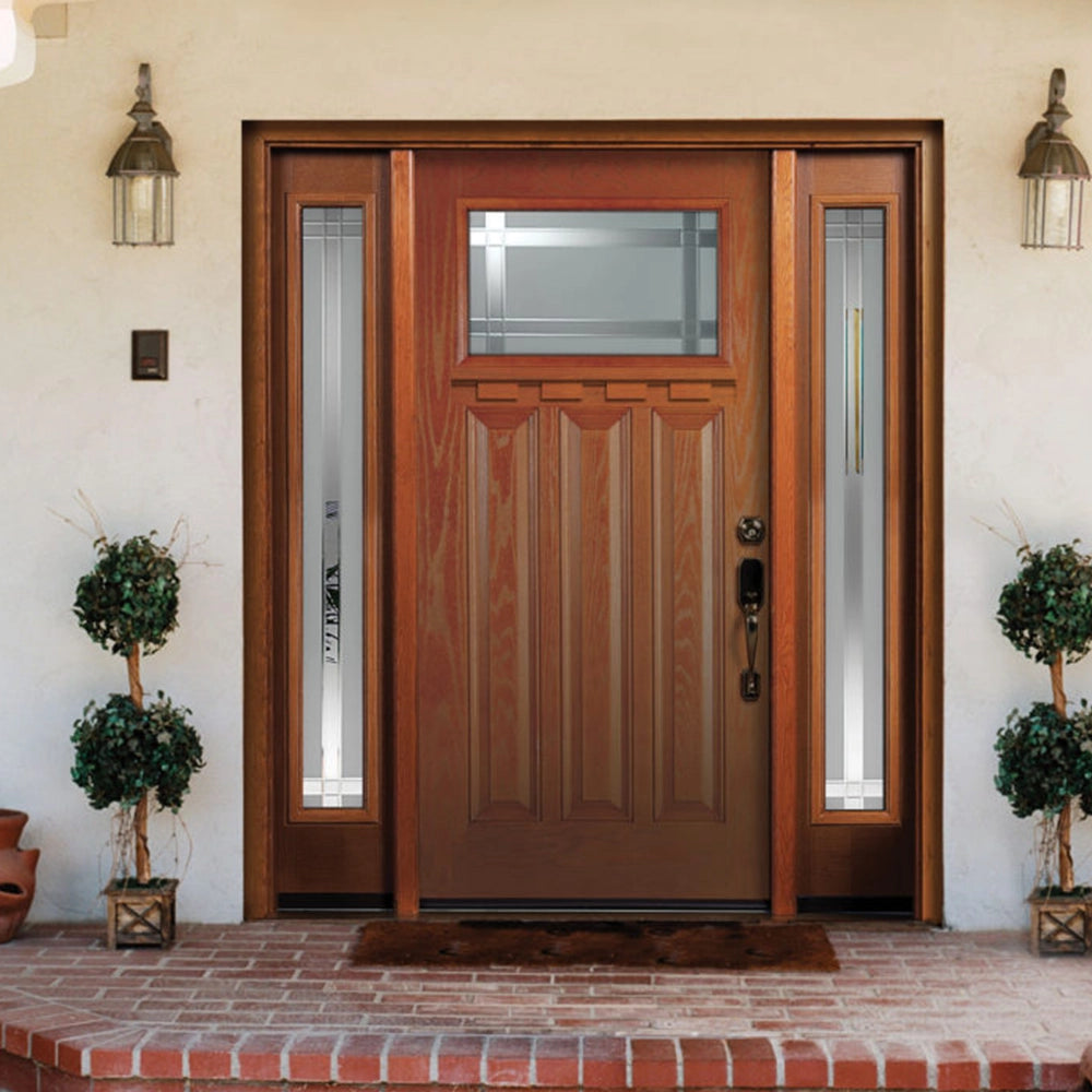 Riverton Obscure Etch Decorative Argon Low-E Window Door Lite Kit