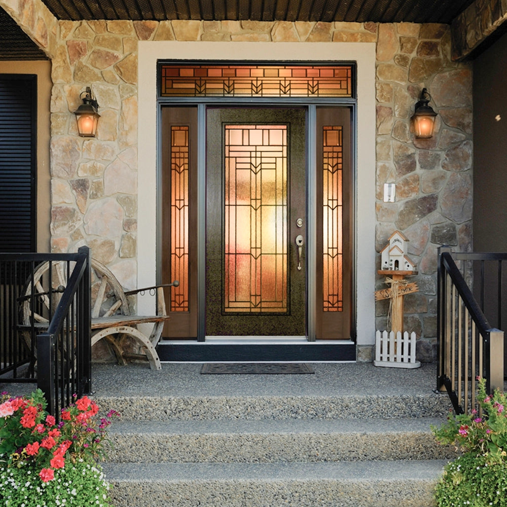 Royston Patina Decorative Argon Low-E Window Door Lite Kit